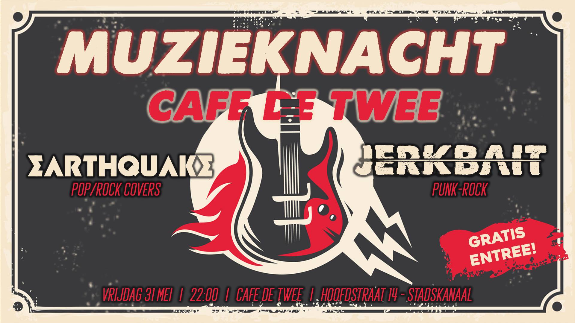 Café De Twee Muzieknacht - JerkBait // Earthquake